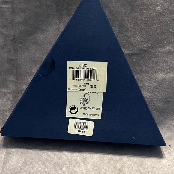 Swarovski Star Rockefeller Center Annual Christmas Ornament 2004 - Picture 8 of 8